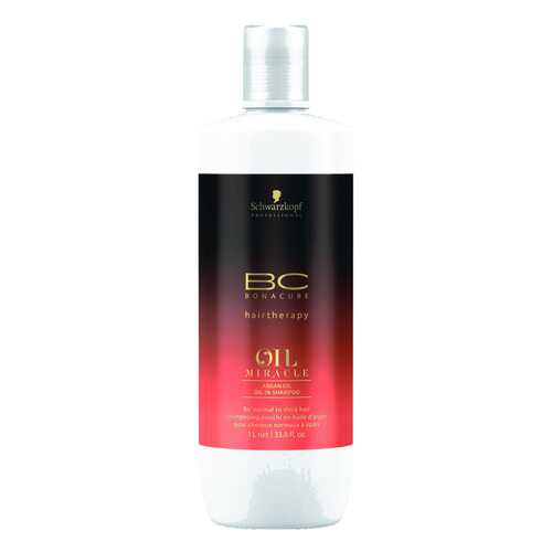 Шампунь Schwarzkopf Professional Bonacure Oil Miracle, 1000мл, для жёстких и толстых волос в Парфюм-Лидер