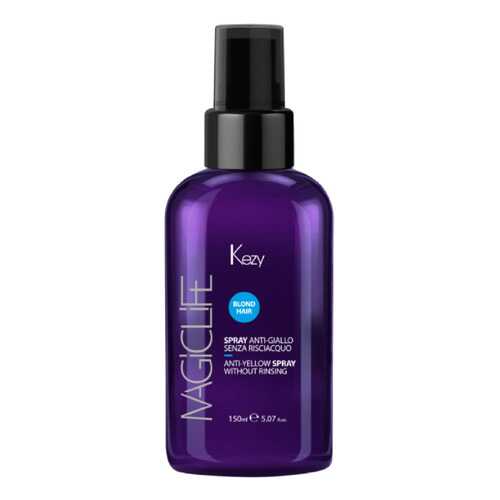 Спрей против желтизны Kezy Magic Life Blond Hair Anti-Yellow Spray с протеинами, 150мл в Парфюм-Лидер